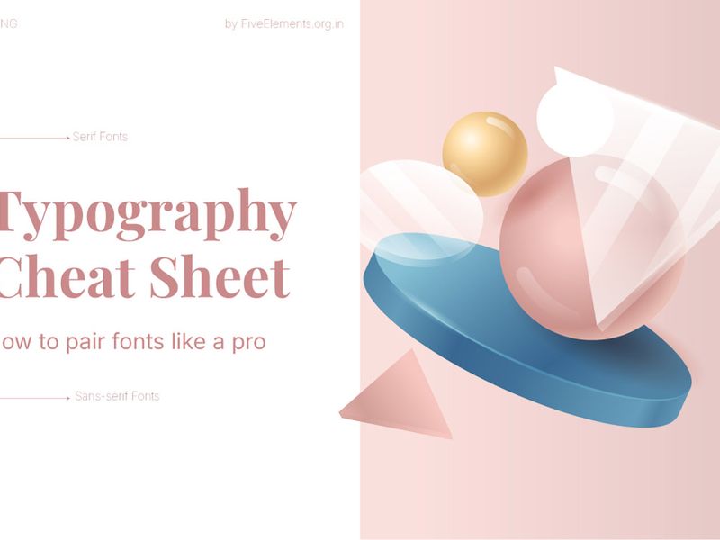 Typography Cheat Sheet: How to Pair Fonts Like a Pro