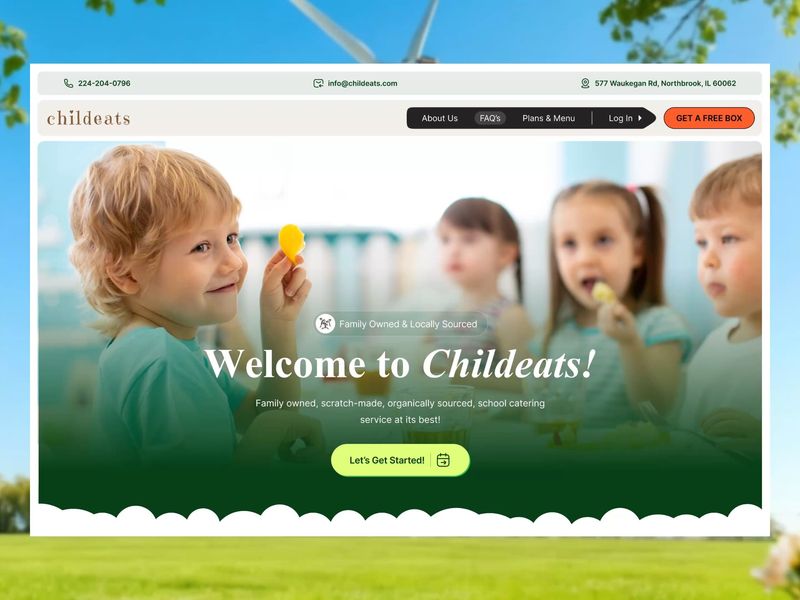 Childeats Website Hero Exploration