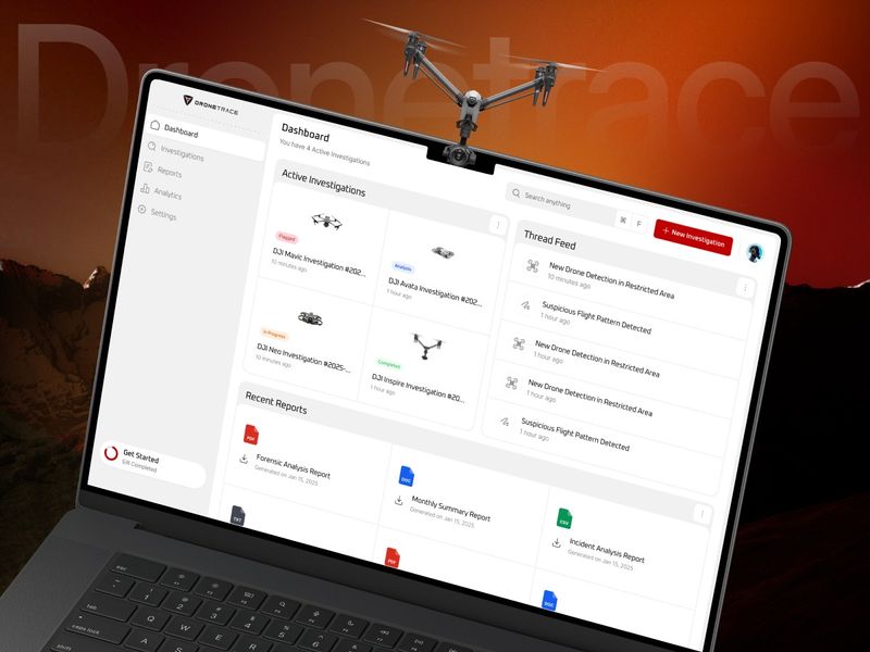 Drone Dashboard Design