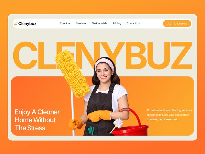 Clenybuz — Free Website Template for Framer