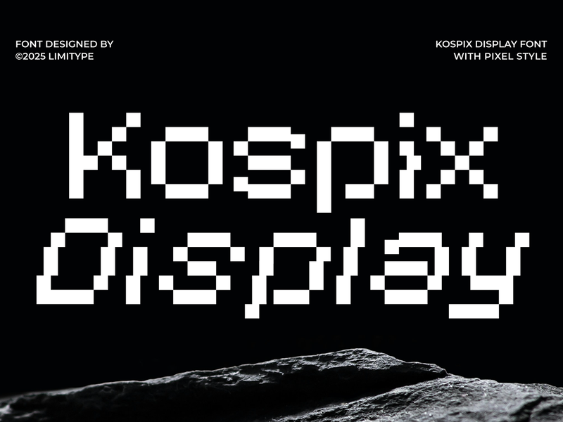 Kospix - Pixel Font