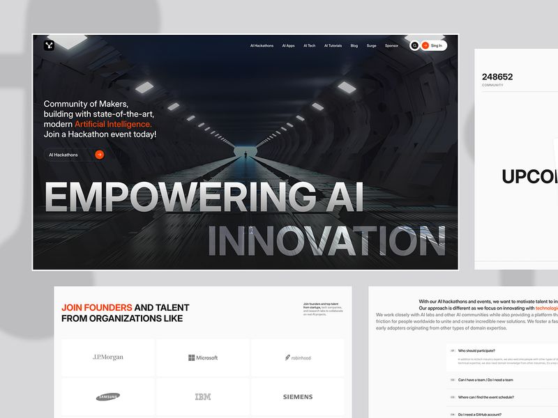 AI Startup - Website Design
