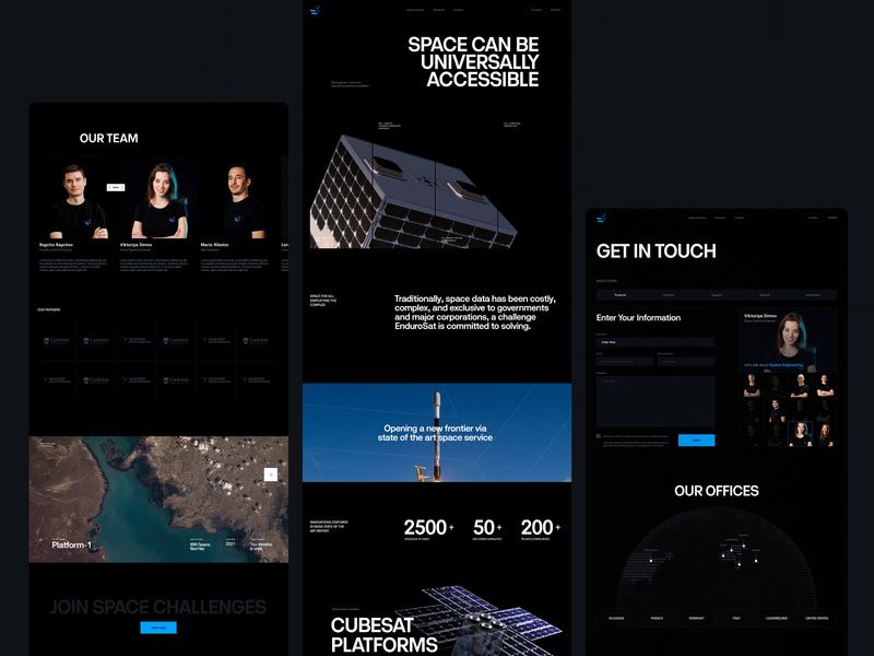 EnduroSat — Website subpages