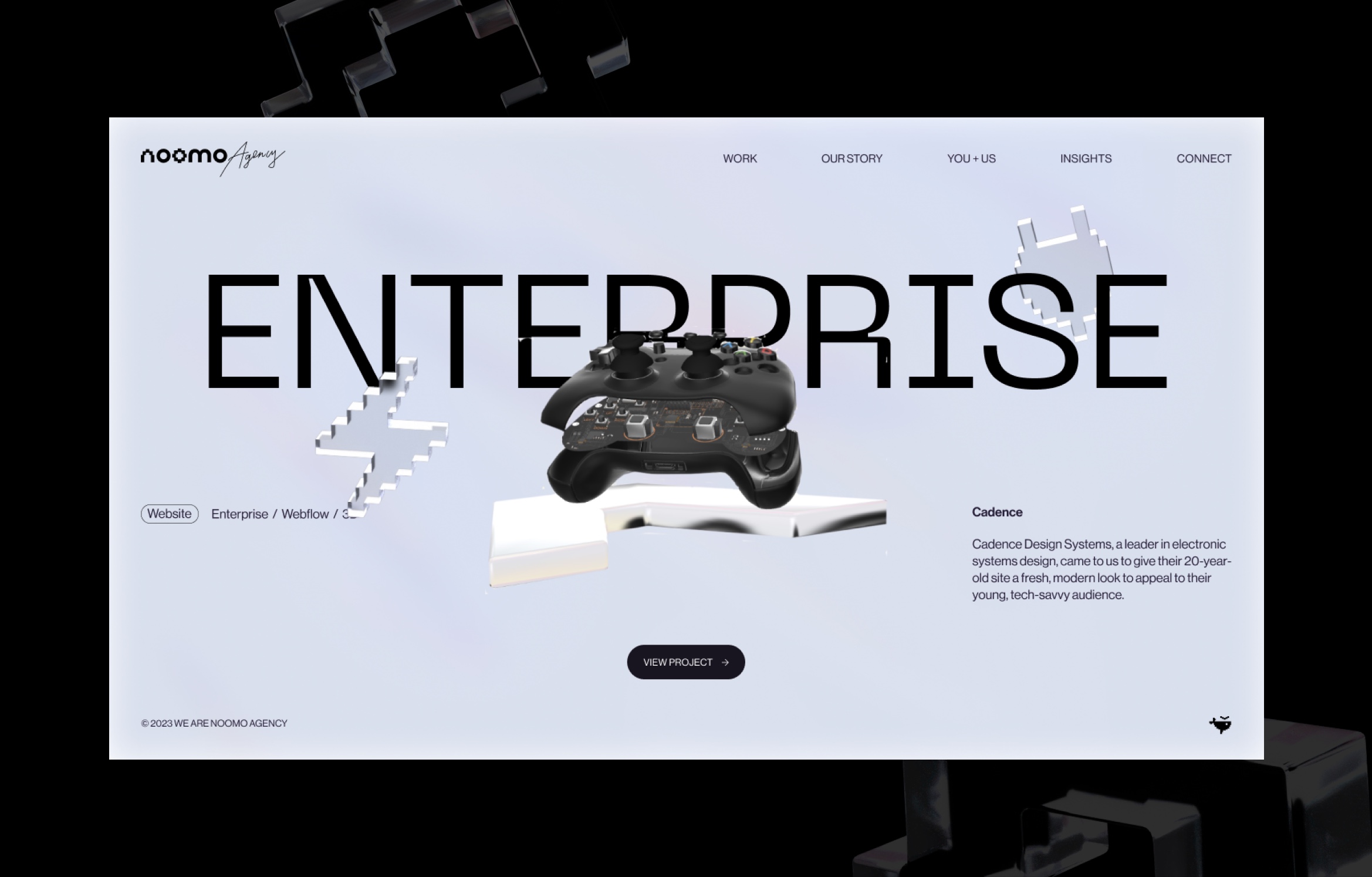 Immersive 3D Website Design Agency | Noomo Image 1