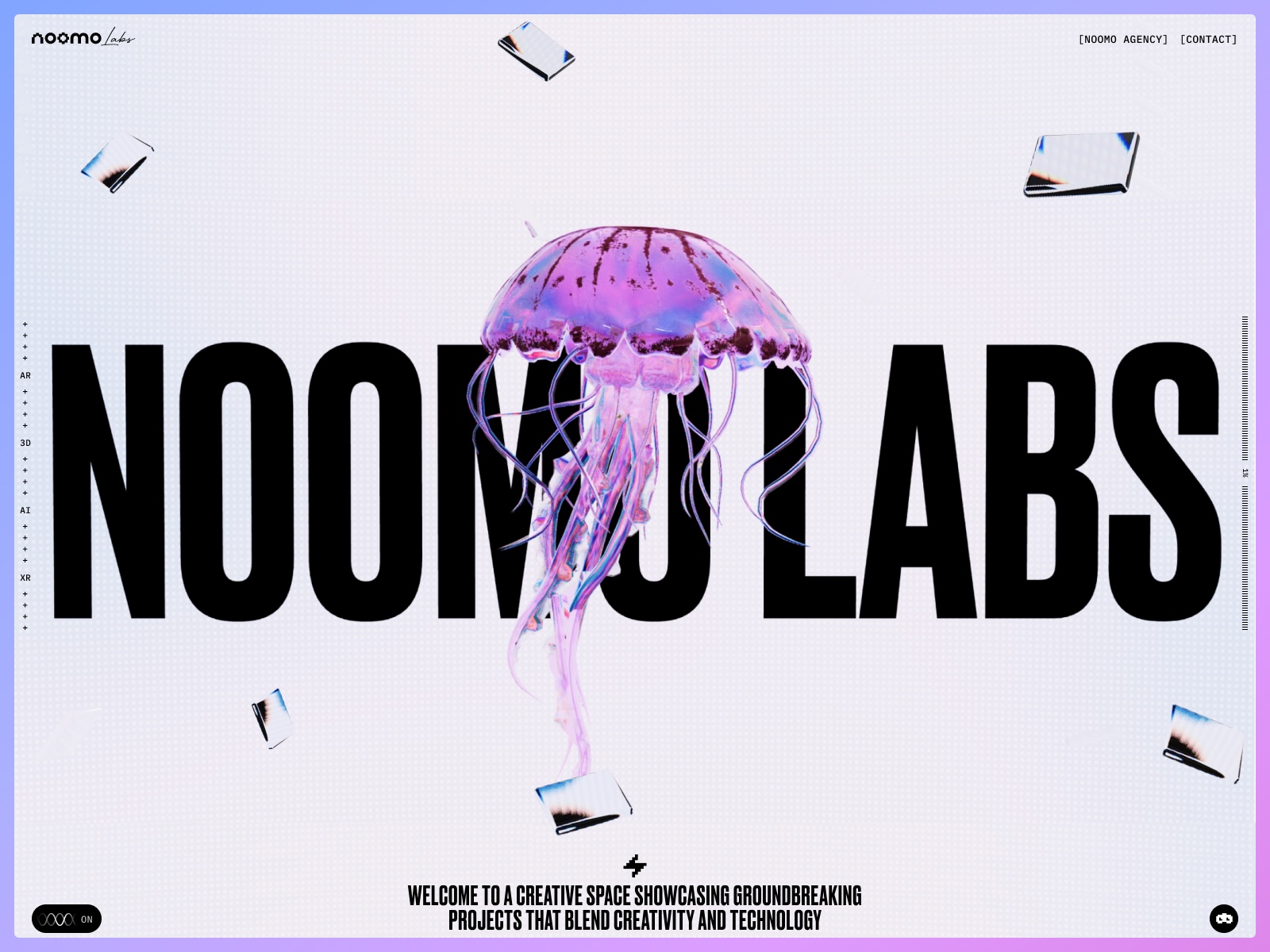 Noomo Labs - 3D immersive website