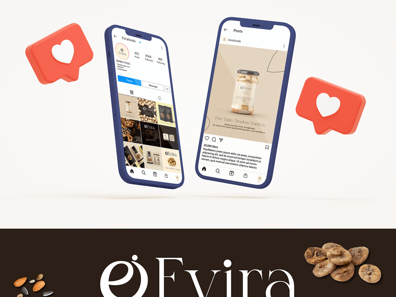 Evira - Brand Identity & Package Design for Dry Fruits