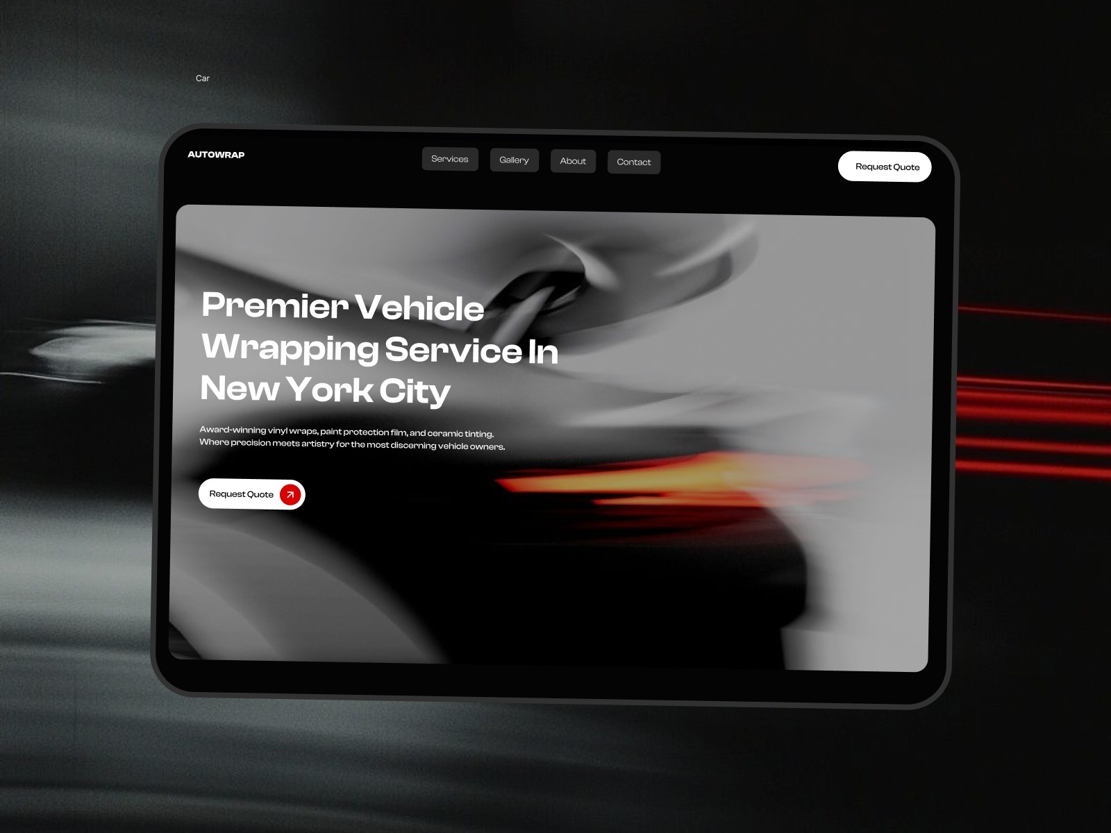 Free Car Service Website Template Image 0
