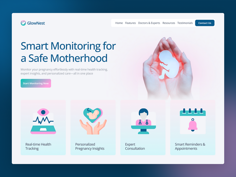 Glownest- Health Care Website by Mostafizur Rahaman