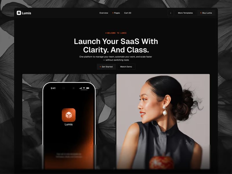Lumis - Webflow Ecommerce website template