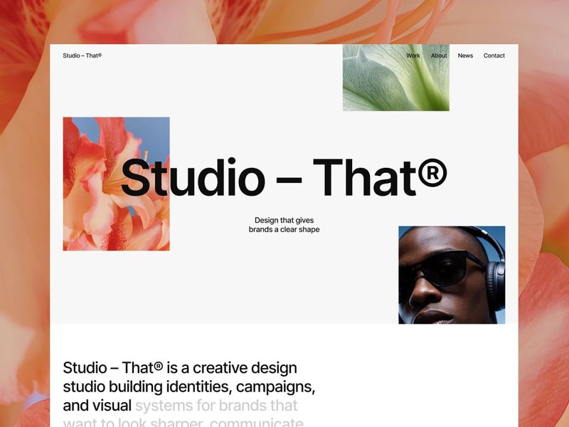 Studio That - Agency design asset by ui8