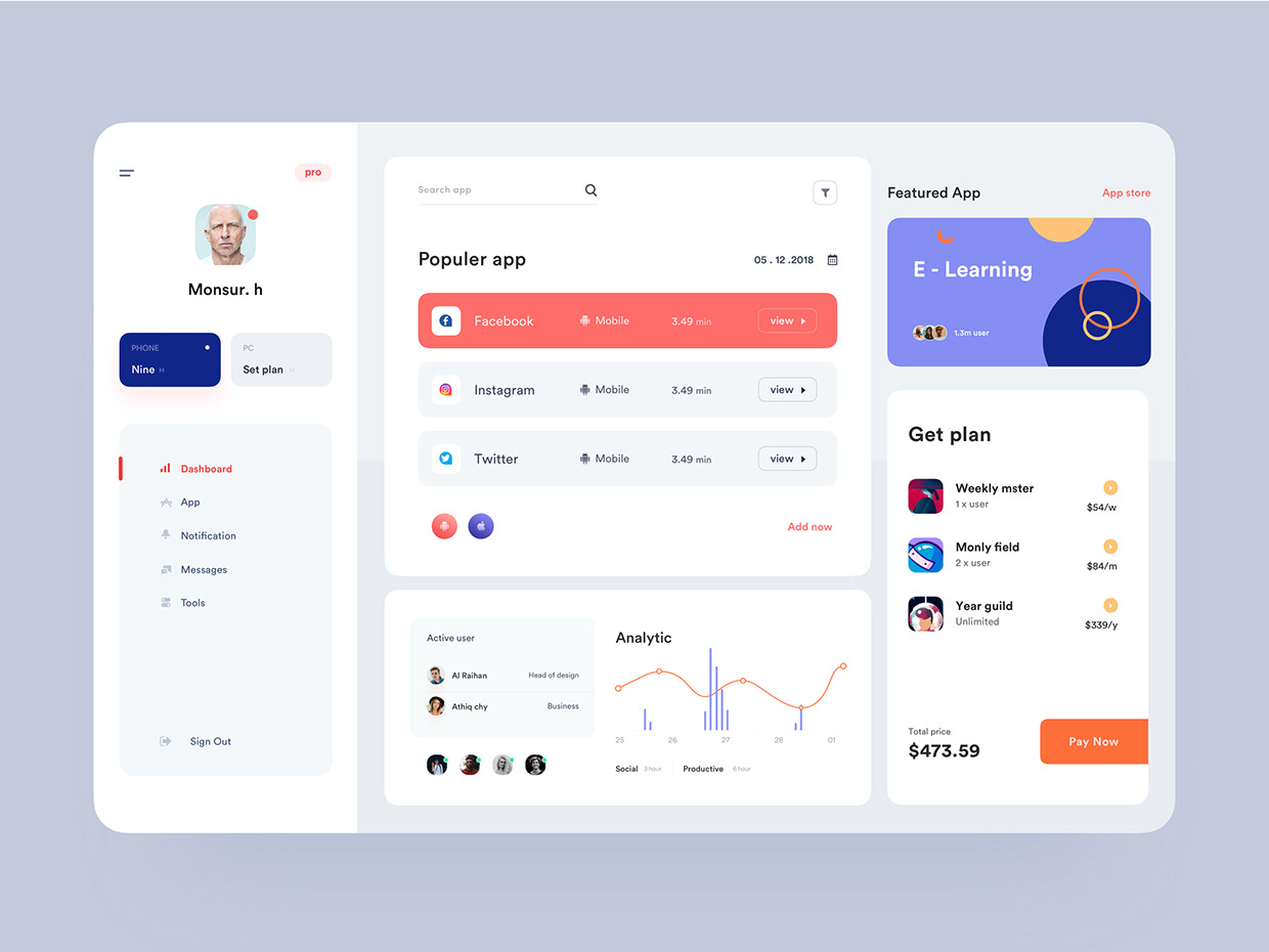 Dashboard Design Image 5