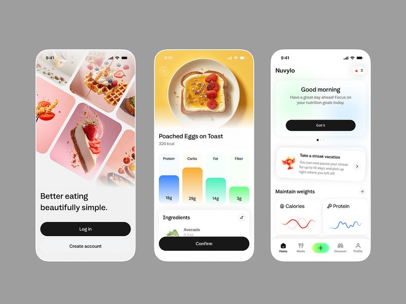 Nutrition Tracking App | Meal Logging & Daily Goals