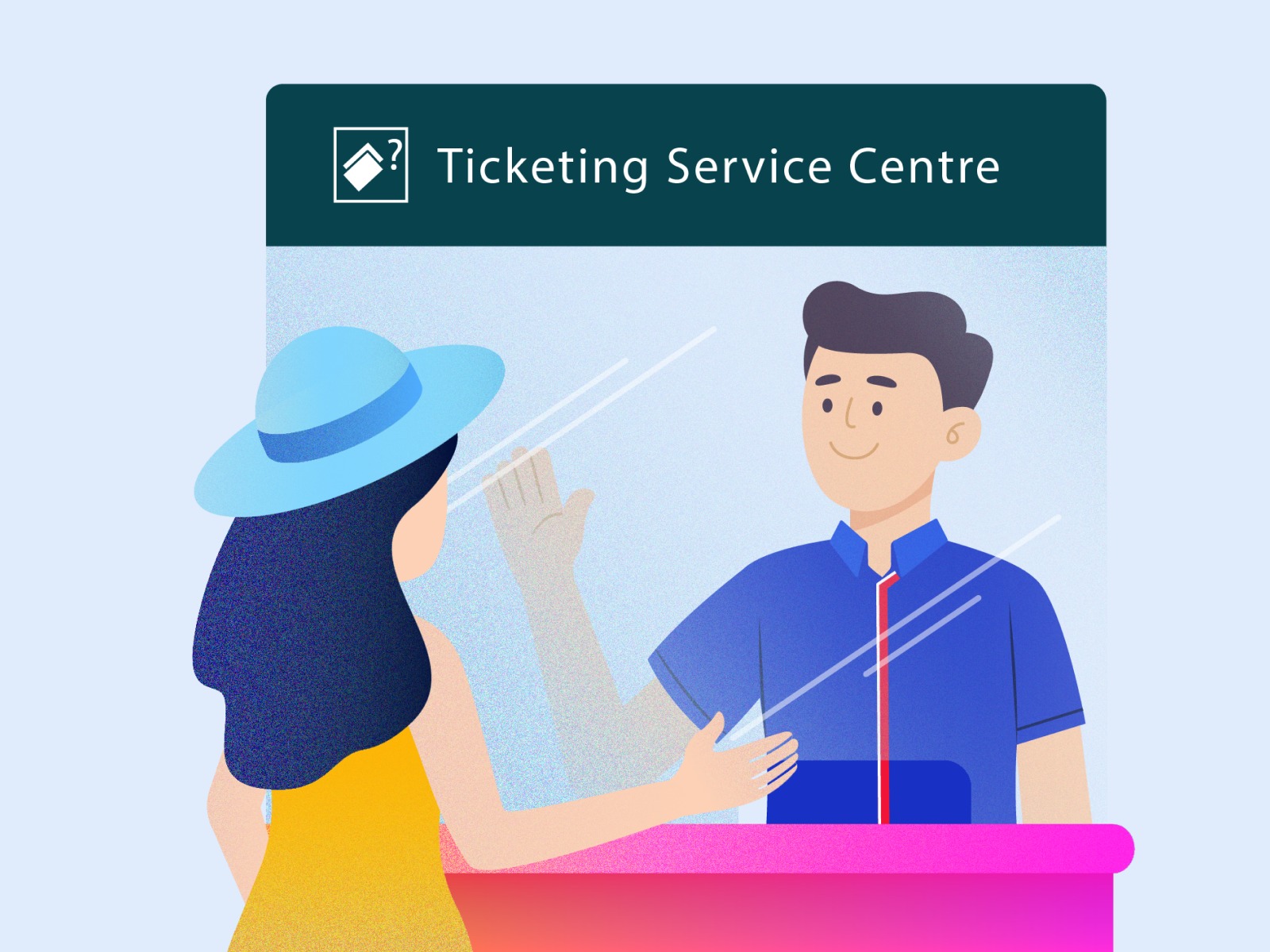 Ticketing Service Centre Illustration ποΈπ by Wackymons