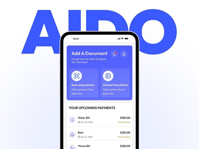 AI Document Scanner App | UX/UI