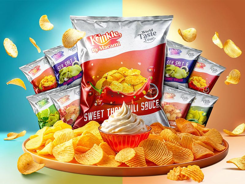 Chips Packaging Label Design For - Marami