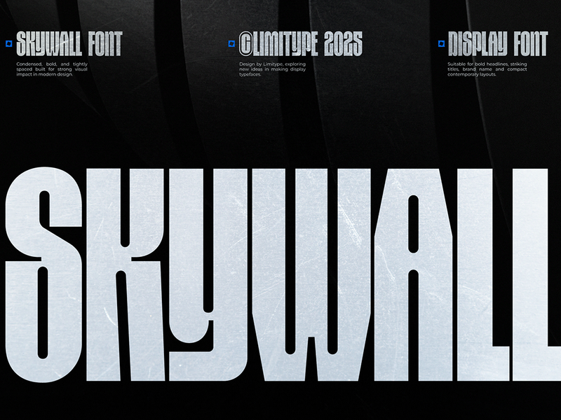 Skywall - Condensed Font