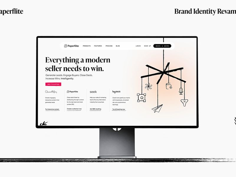Paperflite - Brand Identity Revamp | Website design