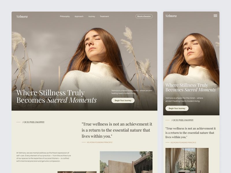 Velmora – Wellness Website