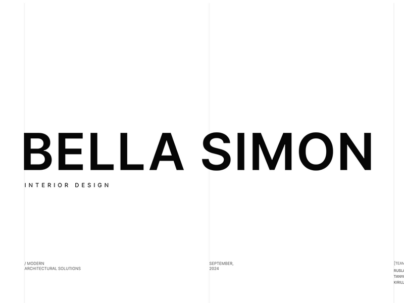 Bella Simon | Разработка сайта