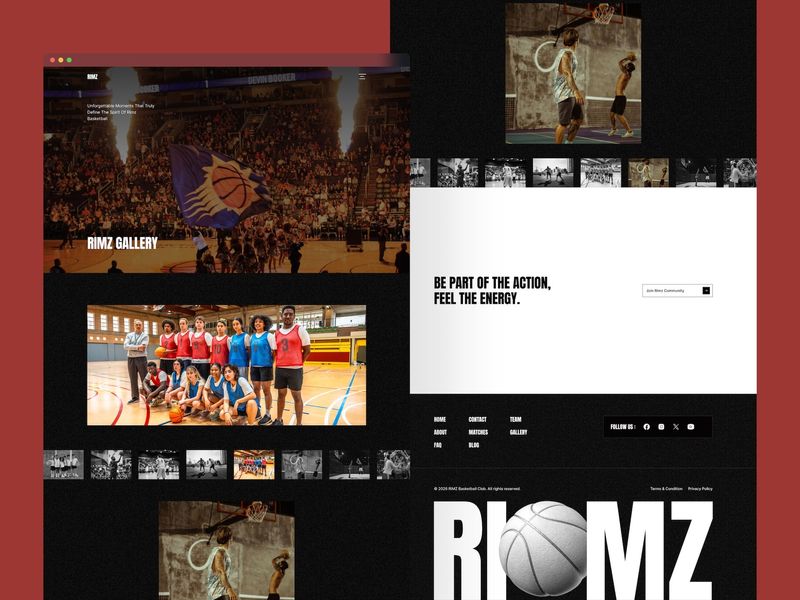 RIMZ — Elite Basketball Club Template