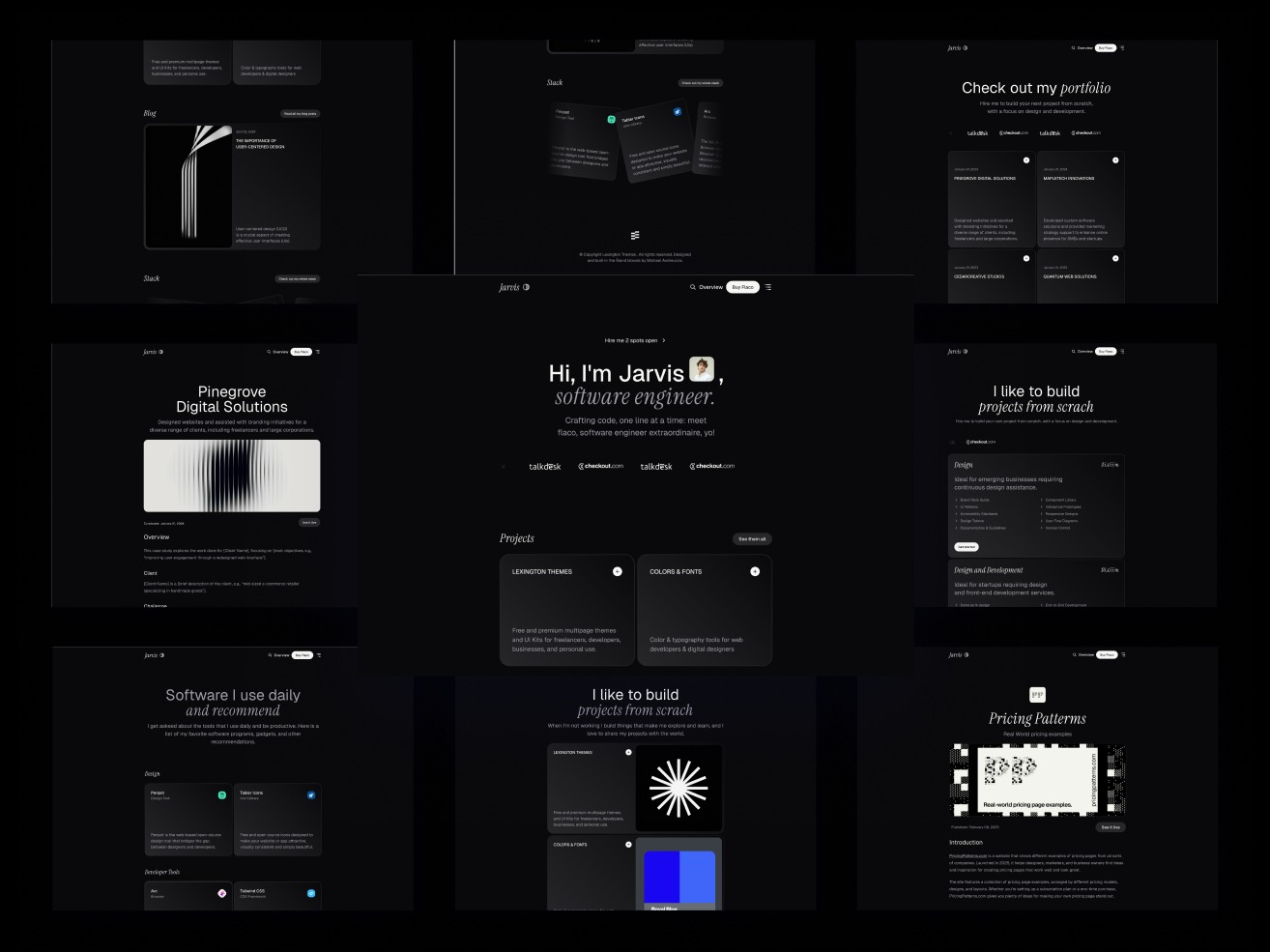 Flaco — an Astro & Tailwind CSS portfoio template Image 0