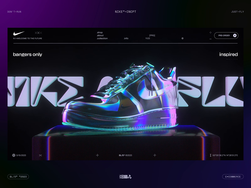 NIKE // CNCPT E-commerce