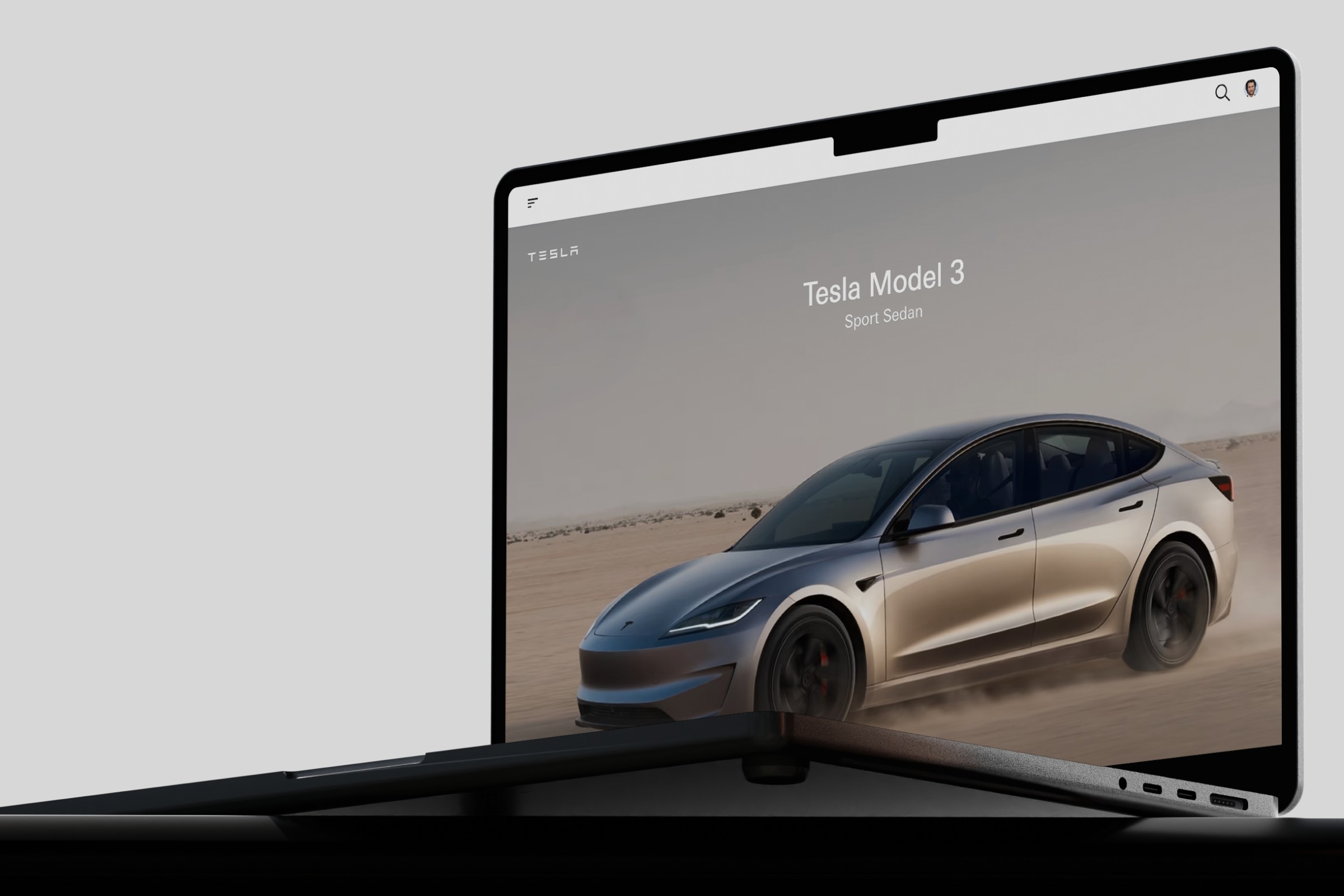 Tesla — Interactive Retail Presentation Concept