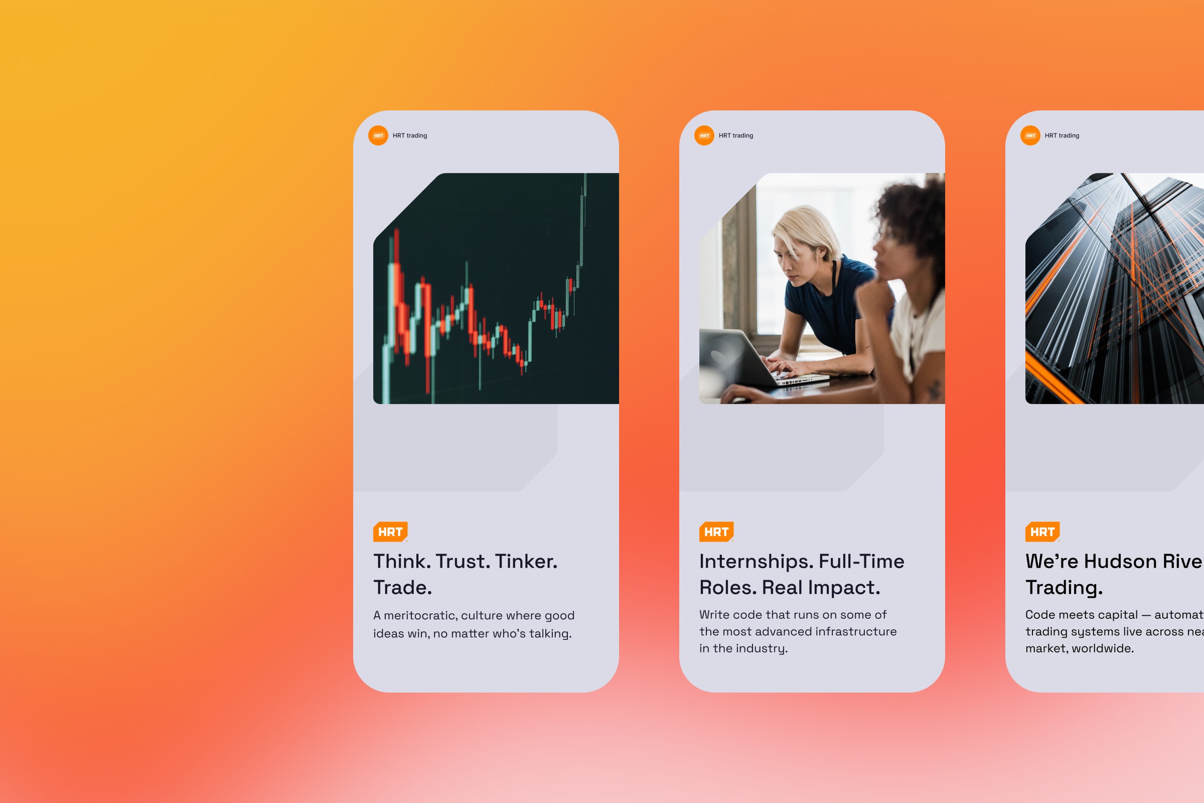 Hudson River Trading — Instagram Recruitment Campaign Image 1