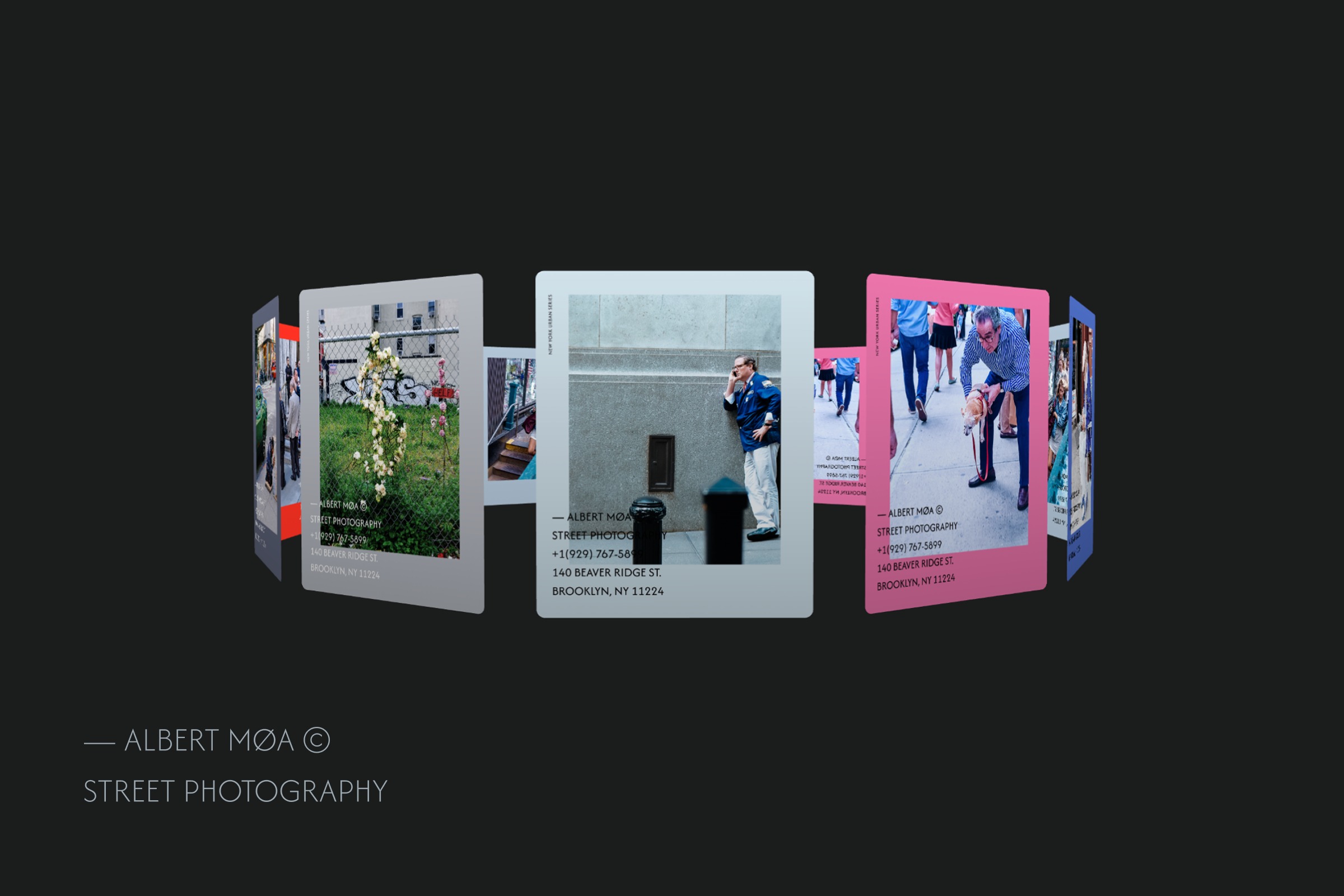 Albert Møa — Street Photography Brand Identity & App Design Image 2