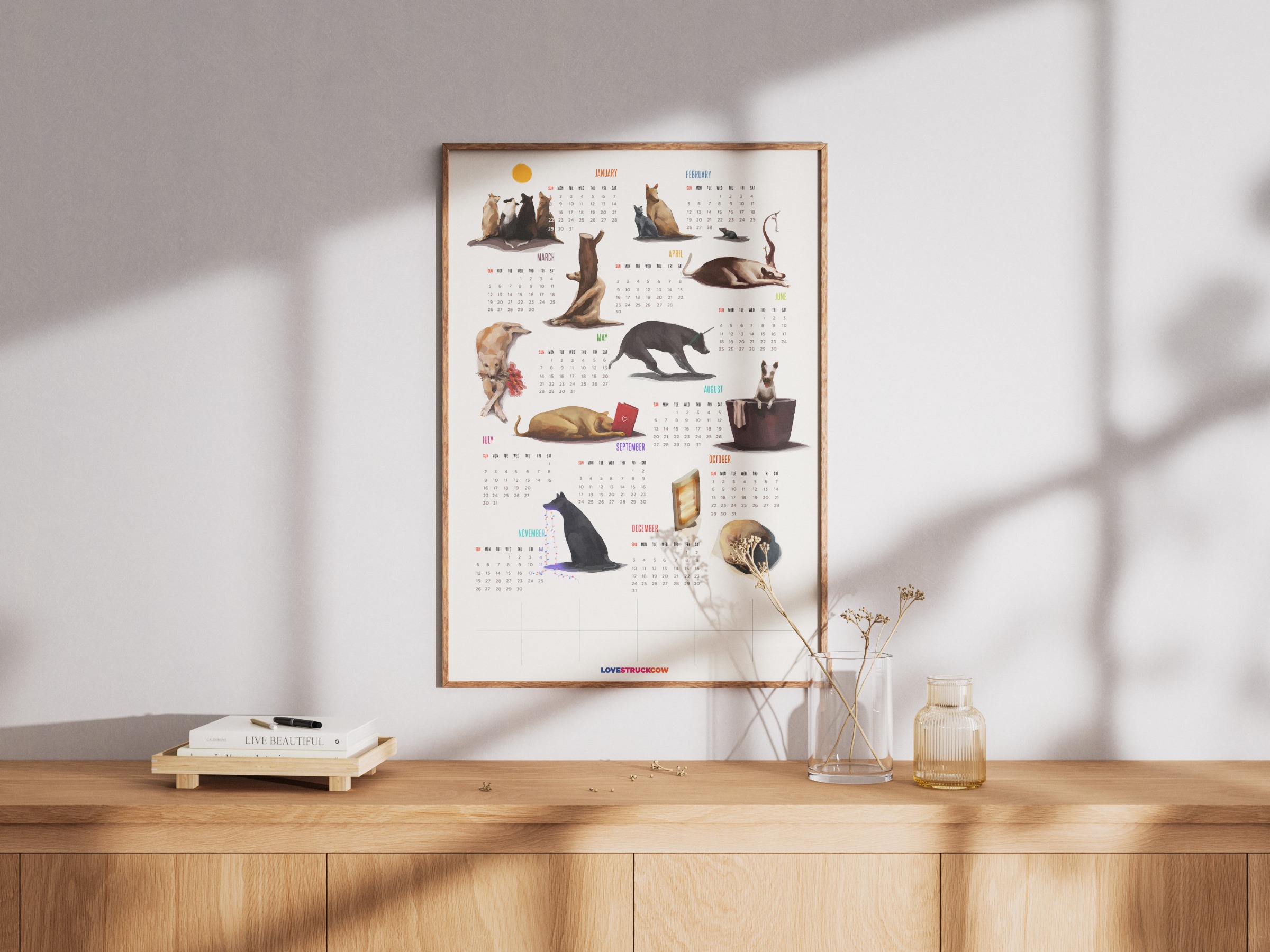 A Year with Cheery, Coco, Simba & Milie – Office Dogs Calendar Image 9