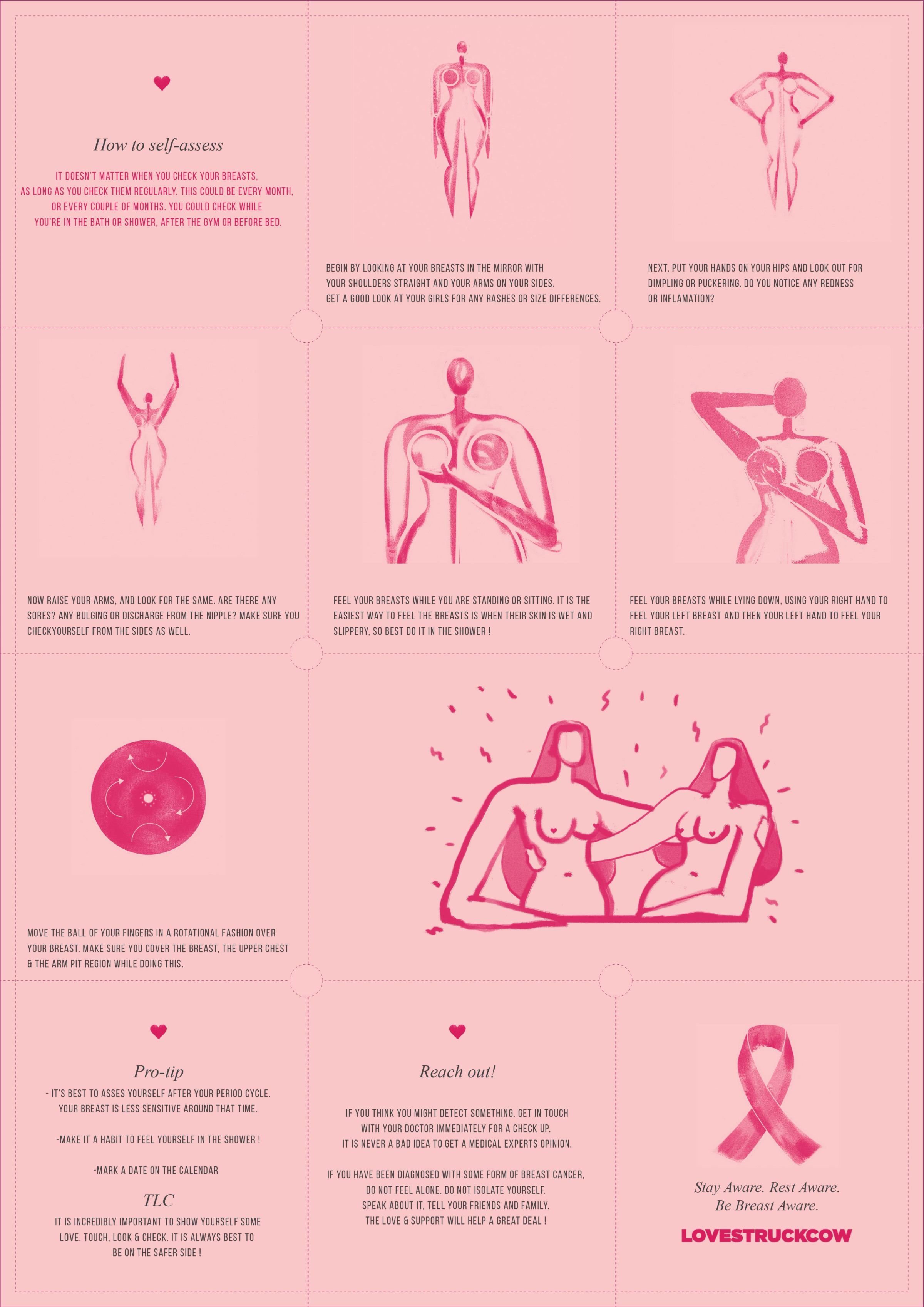 Breast Cancer Awareness Poster – Elle India Campaign Image 4