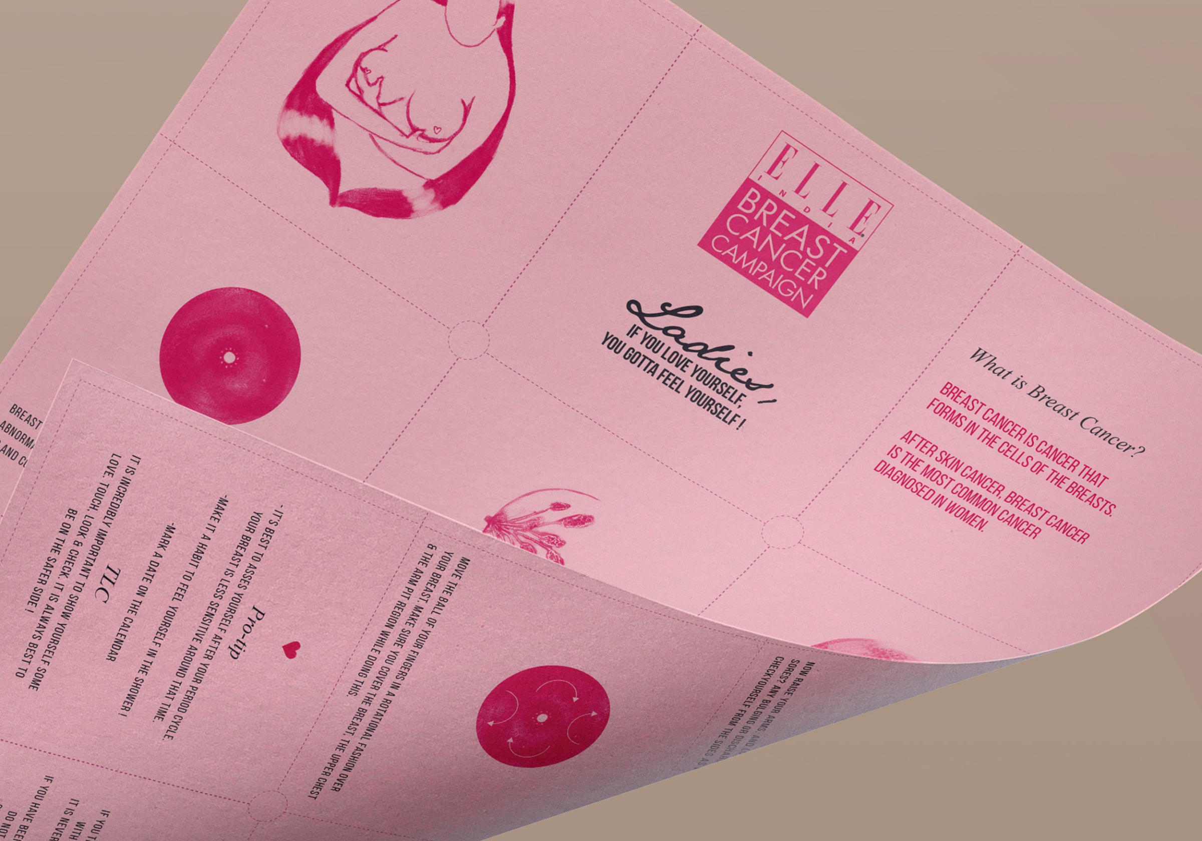 Breast Cancer Awareness Poster – Elle India Campaign Image 6