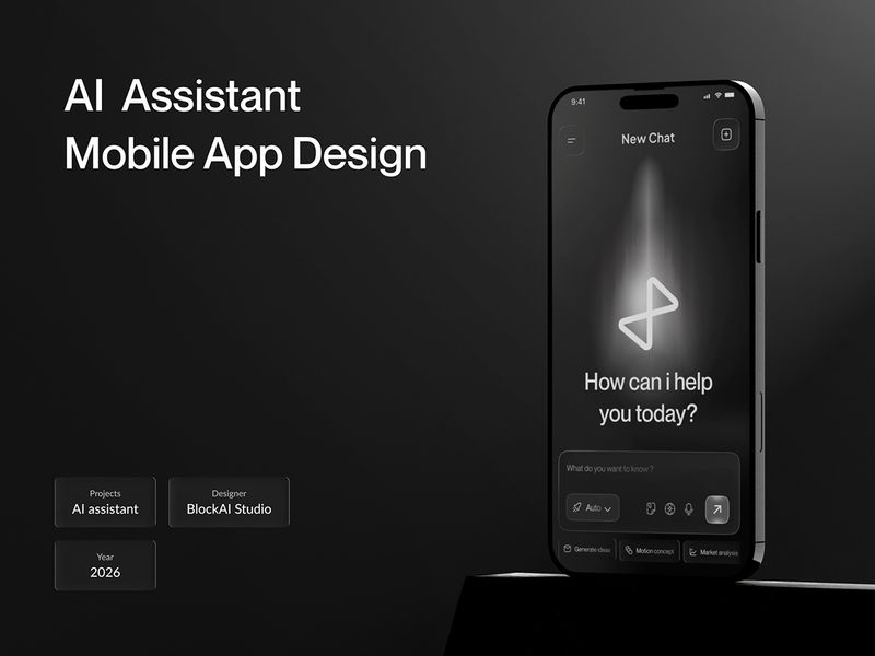 AI Assistant - SaaS & UX UI Dashboard Design