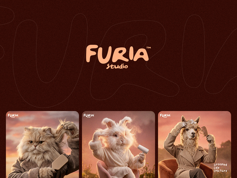 FURIA Studio – Premium Grooming Campaign Design