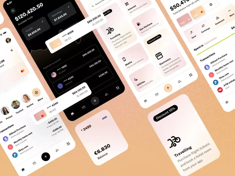 Payloo - mobile financial and payments app design
