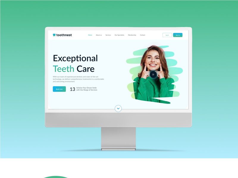 Toothnest Website Design