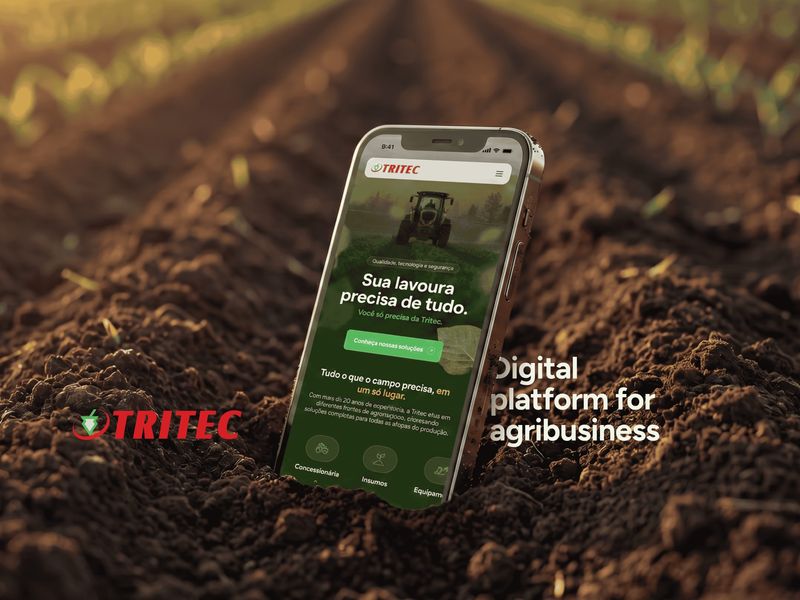 Website for agribusiness - Tritec