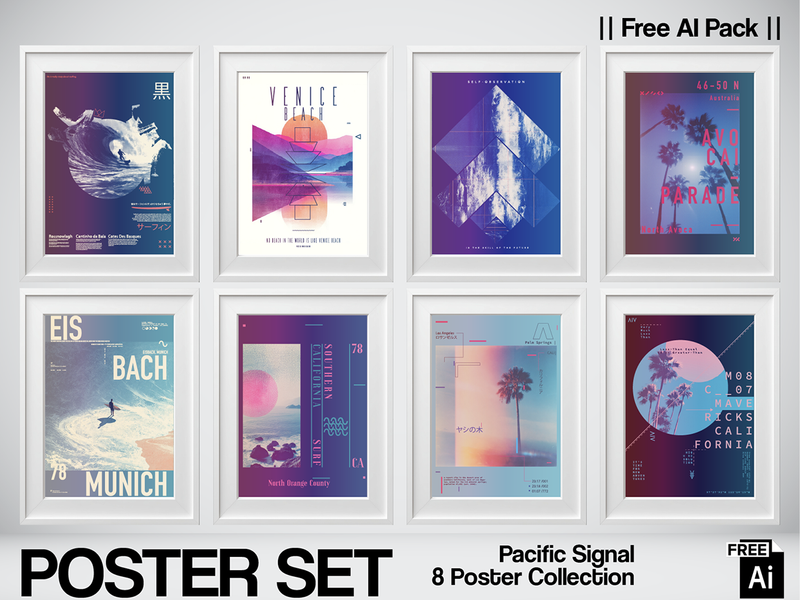 Pacific Signal — Experimental Poster Series