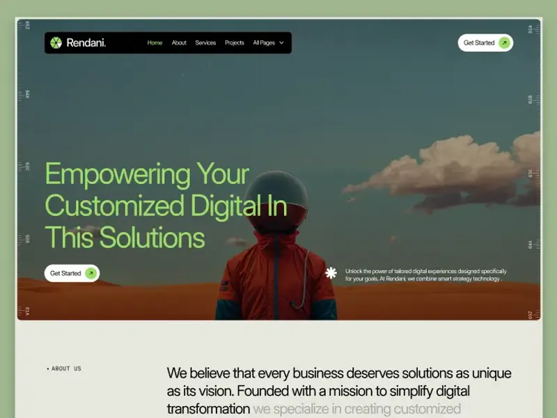 Rendani by Pentaclay - Portfolio, Agency design asset by webflow