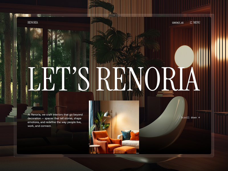 Renoria — Architecture & Interior Framer Template