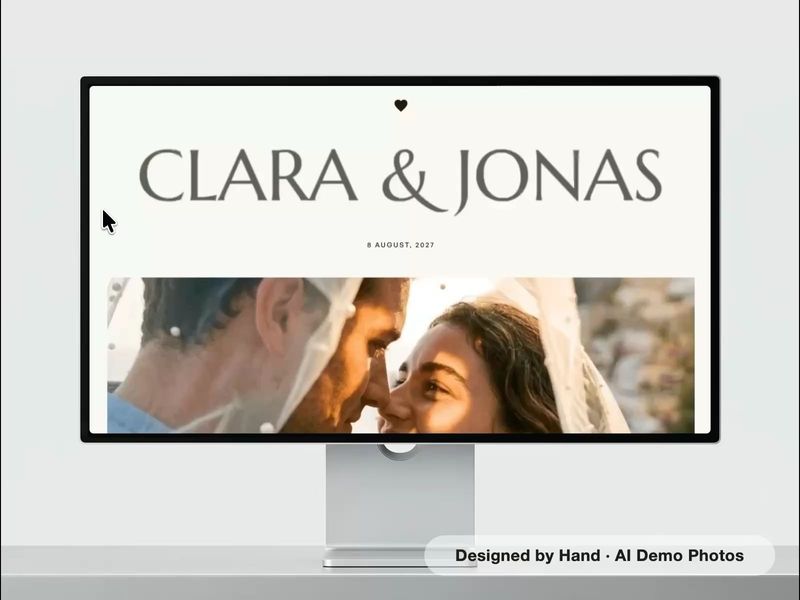 Save The Date — An Elegant Wedding Website Template