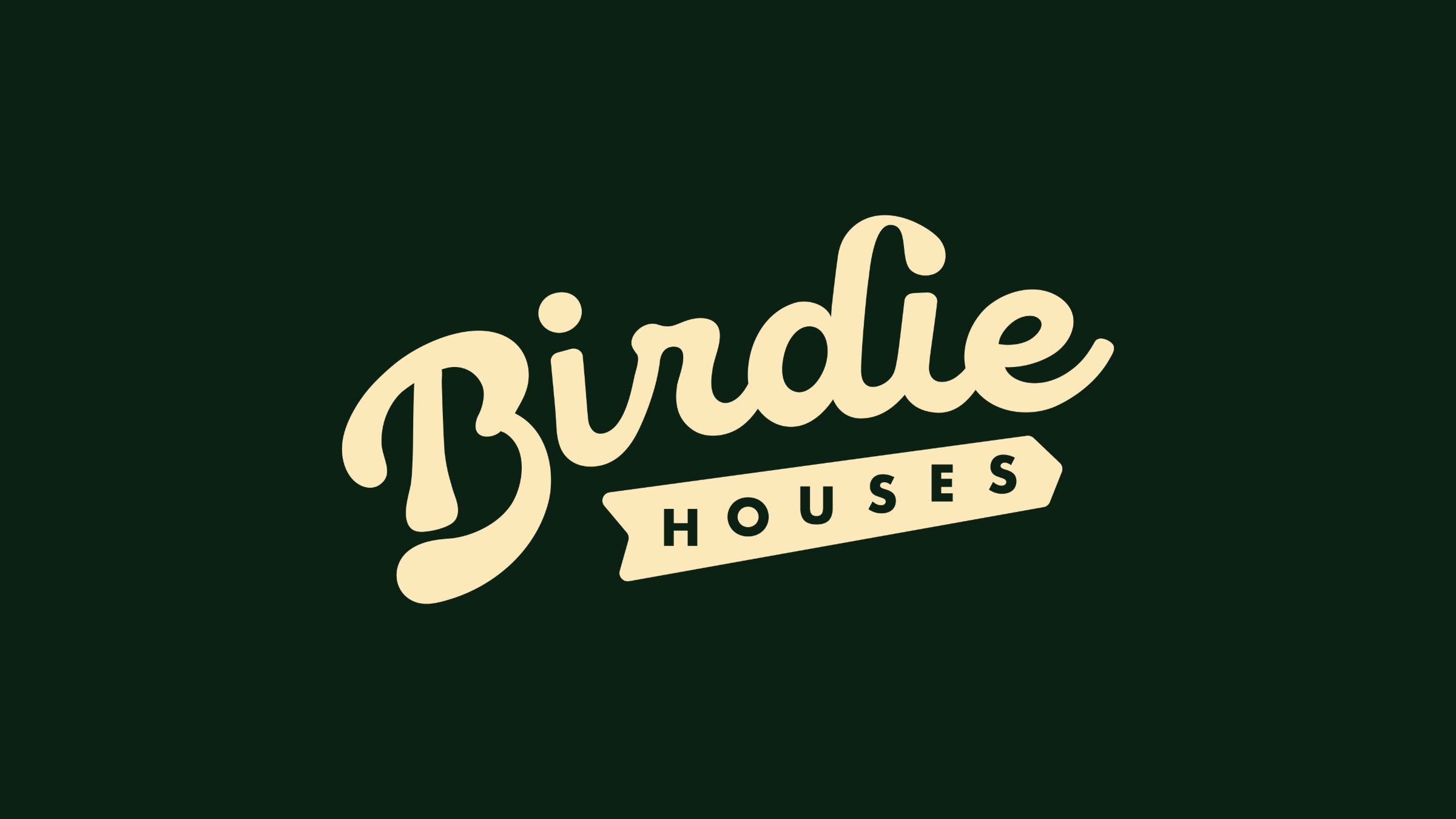 Birdie Houses - Luxury Golf Hospitality Brand Identity