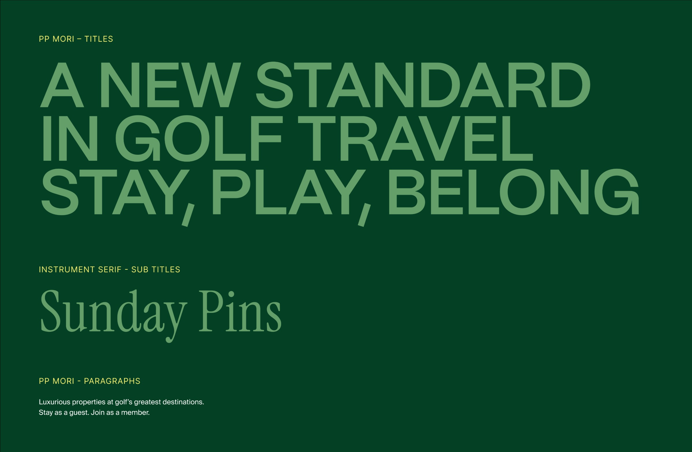 Birdie Houses - Luxury Golf Hospitality Brand Identity Image 0