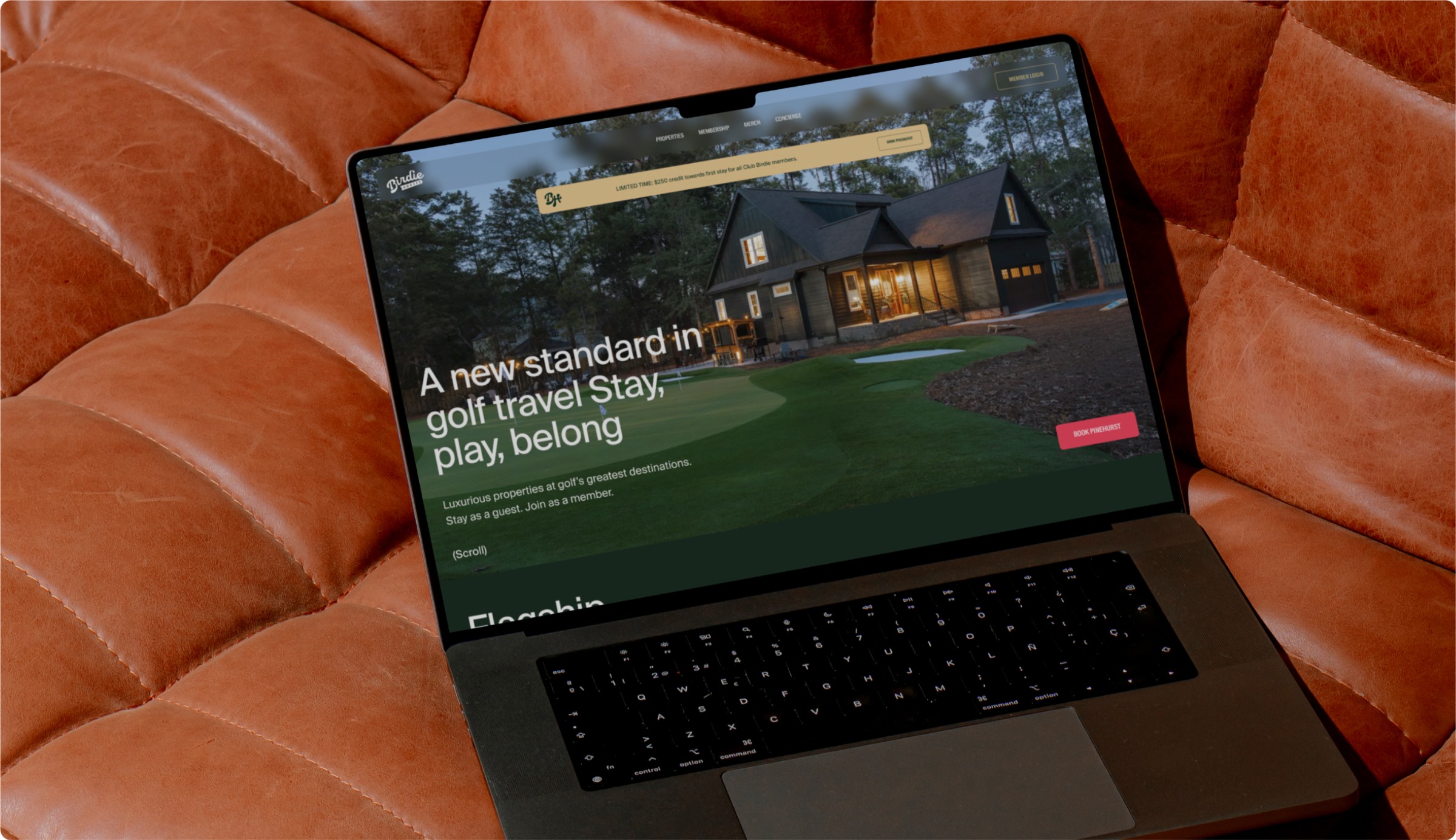 Birdie Houses - Luxury Golf Hospitality Brand Identity Image 1