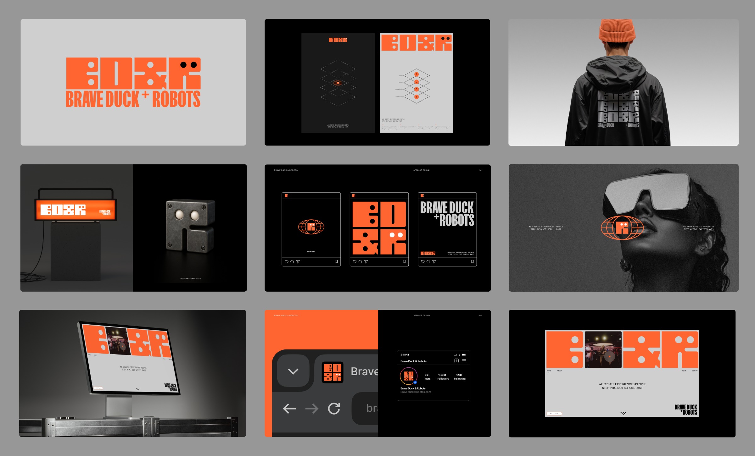 Brave Duck + Robots Rebrand