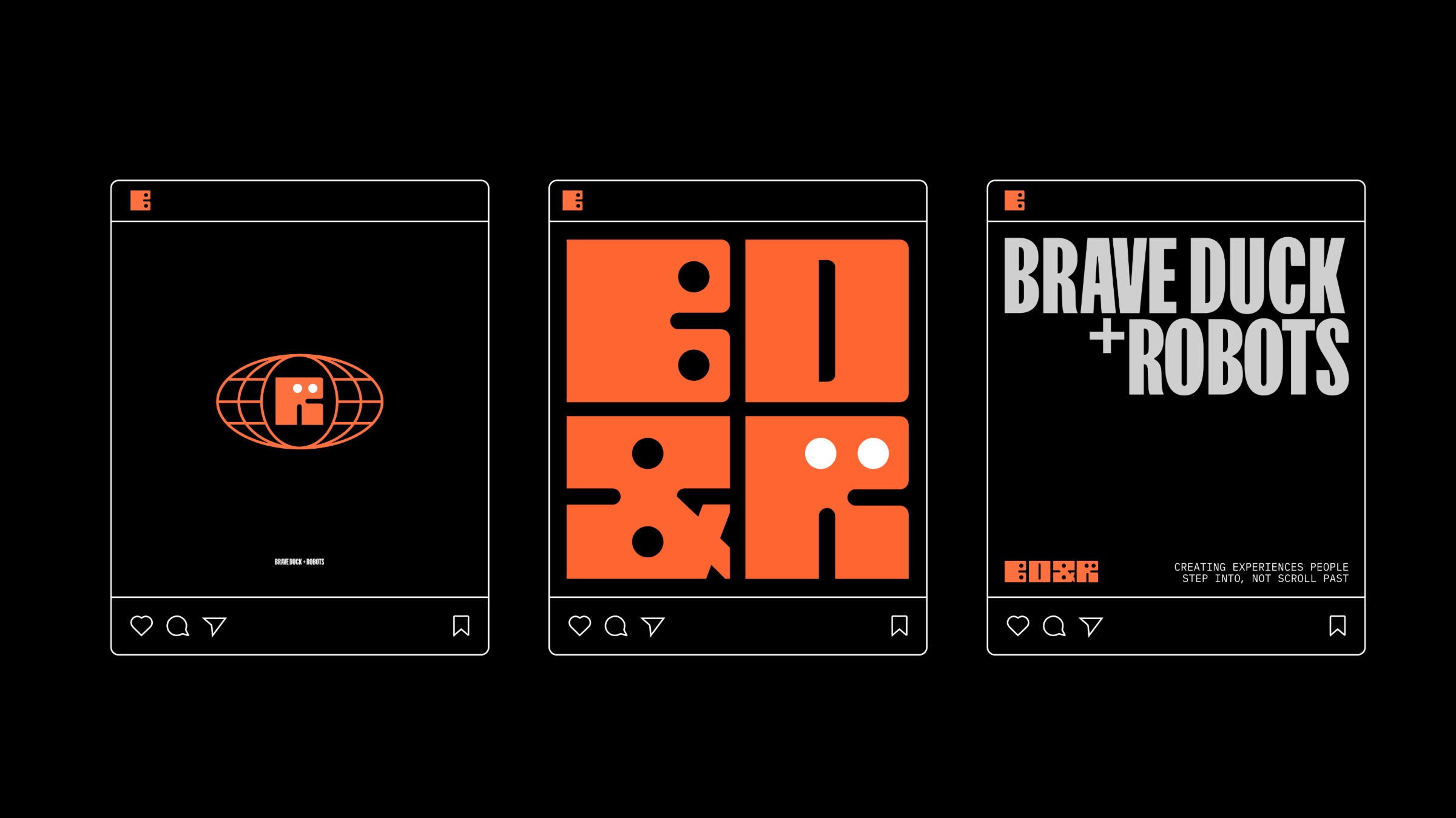 Brave Duck + Robots Rebrand Image 1