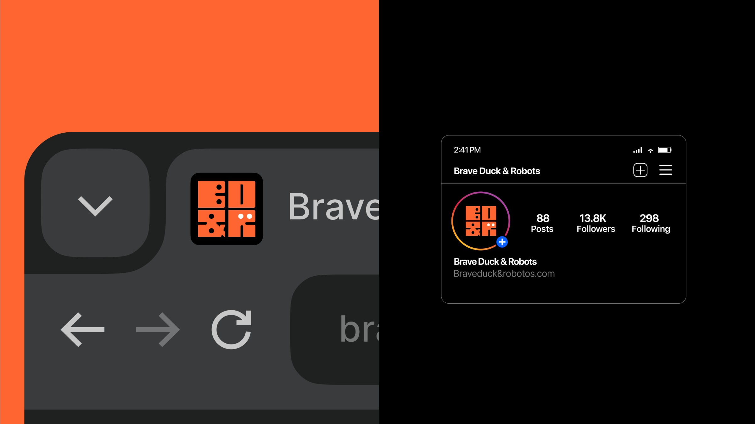 Brave Duck + Robots Rebrand Image 3