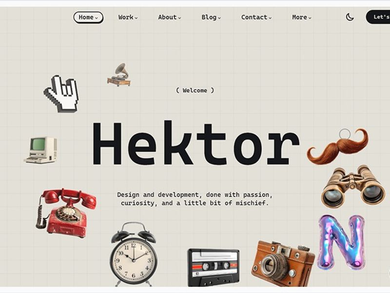 Hektor - Creative Agency & Portfolio HTML Website Template
