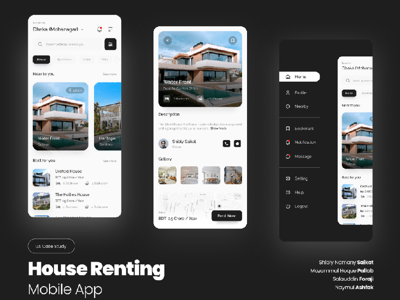 'HOMEY' a house renting app - Case Study