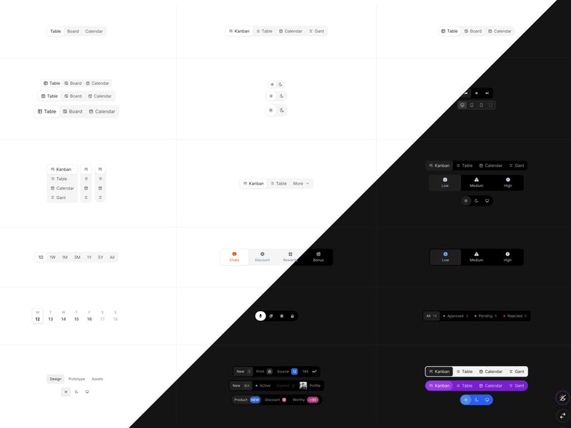 Ant UI Kit - Segmented Control